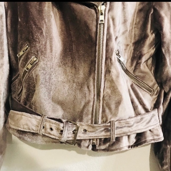 ⭐️🌟Walter Baker Velvet light Purple Motto Jacket Sz L - Picture 6 of 11